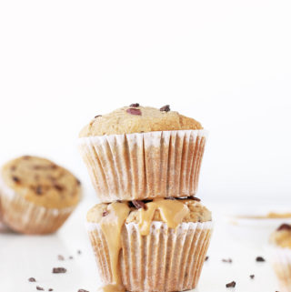 healthy zucchini muffins photography and peanut butter drizzle gluten free flour, peanut butter banana oatmeal muffins